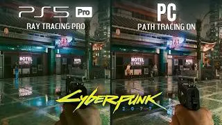 Cyberpunk 2077 | PS5 Pro vs PC | Graphics Comparison