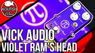 Vick Audio Violet Ram's Head Fuzz Demo | Fuzz + Mid Boost = Yass!!