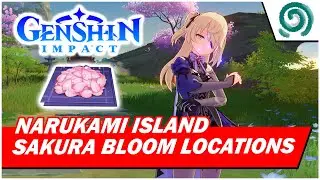 【GENSHIN IMPACT】All Sakura Bloom locations in Narukami Island