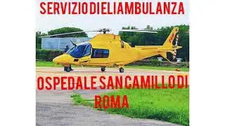 Servizio di Eliambulanza Ospedale San Camillo Di Roma.  Foto & Video By: Cristian Gaglio