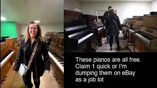8 FREE PIANOS. MOSTLY TERRIBLE