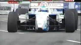 Mika Salo and Tiago Monteiro crash, 2003 CART Denver