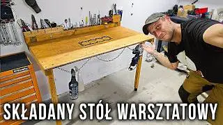 Jak zrobić składany stół warsztatowy i tablicę narzędziową i organizerem - Fox Corner