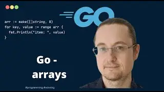Use #arrays and #slices in #go #golang to handle many items.  #programming #tutorial