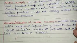 What was the Focus of the Economic Policies Pursued by the Colonial Government in India? What were