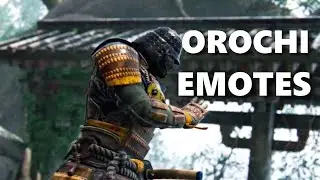 [For Honor] Orochi Emotes! *New Card Emote!!!*