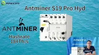 Bitmain Antminer Bitcoin Miner S19 Pro Hyd. 184T 5428W  SHA256 Hydro-cooling Mining Machine