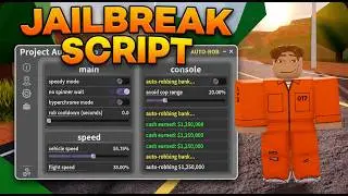 Jailbreak Script | (500k) Hourly Auto Farm, Auto Rob, Auto Money Farm, Auto Server Hop | PC & MOBILE