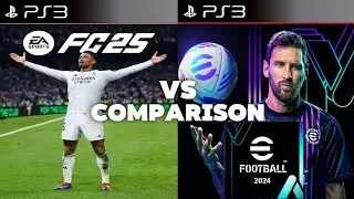 EA FC 25  Vs eFootball 2024 PS3