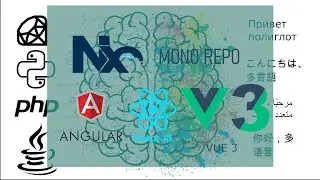 Create React, Vue3, Angular in one Repo (monorepo) with NX in 12 minute