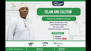 🔴 Islam And Cultism | Sheikh Ibrahim Lethome | Friday Khutbah