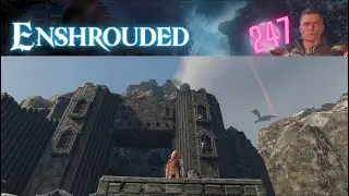Enshrouded castle build | Adding details to the wall with Roof tiles, windows and doors