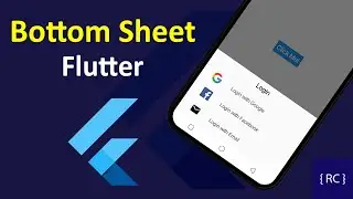Bottom Sheet Flutter Tutorial | Bottom to up card flutter | Flutter Tutorial 2024