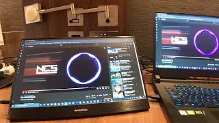 Desklab 1080p 2020/2021 Ultra Portable Touchscreen Monitor On The Go Productivity and Creative Work