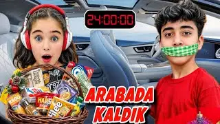 ELİF SİNEM ARABADA 24 SAAT ‼️ GECE GECE ARABADA KALDIK !!