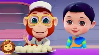 बंदर मामा, Bandar Mama Cartoon, Hindi Kids Rhymes By Magic Jungle