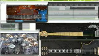 RealEight Ample Metal AME AMR Toontrack EZDrummer 2 - Here to Stay (Korn Instrumental Cover)