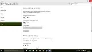 How to change proxy settings in Windows 10