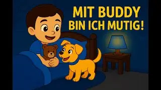 Buddy und das Schattenmonster 🐶 | Einschlafgeschichte über Mut und Angst im Dunkeln