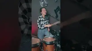Kate 🥁🔥🔥🔥@The Sixsters #rockband #newvideo #drums