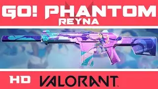GO! Phantom VALORANT Skin + REYNA BUDDY IN-GAME | NEW Anime Skins Showcase