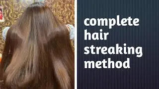Beautiful hazelnut blonde streaking with roots shadow complete method