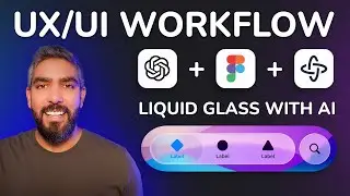 Easy & Fast UX/UI Process With AI (Trained on Liquid Glass UI)