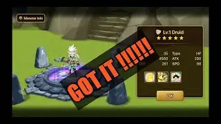SUMMONERS WAR SUMMONERS DRUID LIGHT WITH 14 LND SCROL