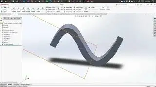Swept Surface (Solidworks Intermediate Workshop)