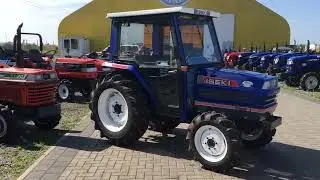 Японський мінітрактор ISEKI TK287 з кабіною + фреза.