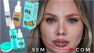 Testei Base e Corretivo Fix da VIZZELA