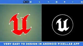 Making Of Unreal Engine Logo In Android | Pixellab | Skystene Productions