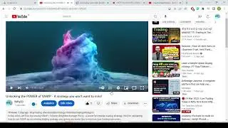 Live Example of VWAP Strategy - Link of Strategy Video in the Description 