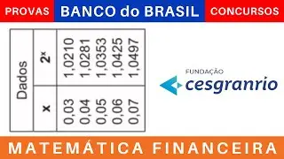 MATEMÁTICA FINANCEIRA 💰 JUROS COMPOSTOS #exercícios #provas #cesgranrio #concursos