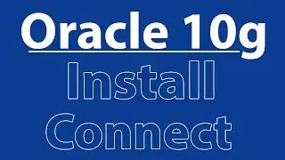 How to install oracle 10g in windows10.