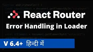 Error Handling in Loader function