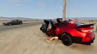 Crazy drivers behind the wheel of expensive cars - BeamNG Drive