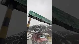 Zojila pass ladakh view point trending 2024 June 🏔️🥶 full snow #adventure #zojila #2024 #june #viral