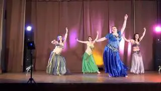 Восточный танец. El Cali. Начинающая группа коллектива 