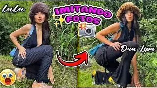 IMITATING DUA LIPA'S PHOTOS 🔥 FOR ONE WEEK! IS SHE MY TWIN SISTER?! Lulu VS Dua Lipa - Lulu99