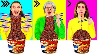Fast, Medium or Slow Food Challenge | Edible Battle by 4Fun Challenge