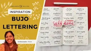 Hand Lettering Ideas For Your Bullet Journal