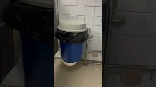 Bro Put A Trash Can in School Bathroom Stall