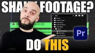 Fix Shaky Video Fast in Premiere Pro | Warp Stabilizer Trick