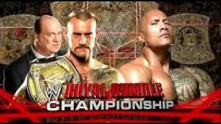 CM Punk vs The Rock for The WWE Championship