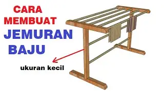 How to Make a Minimalist Wooden Clothesline