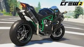 THE CREW 2 - KAWASAKI NINJA H2 - Wheelies, Stoppies and Races!