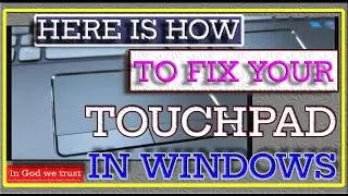 How to Enable or Disable Touchpad in Windows 10 | Fix your malfunctioned touchpad the easy way