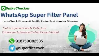 Flower And Profile Picture Checker| No Banned Issues |   Fast Number Filter