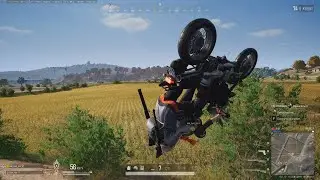 ДВОЙНОЕ САЛЬТО НА БАЙКЕ В PUBG